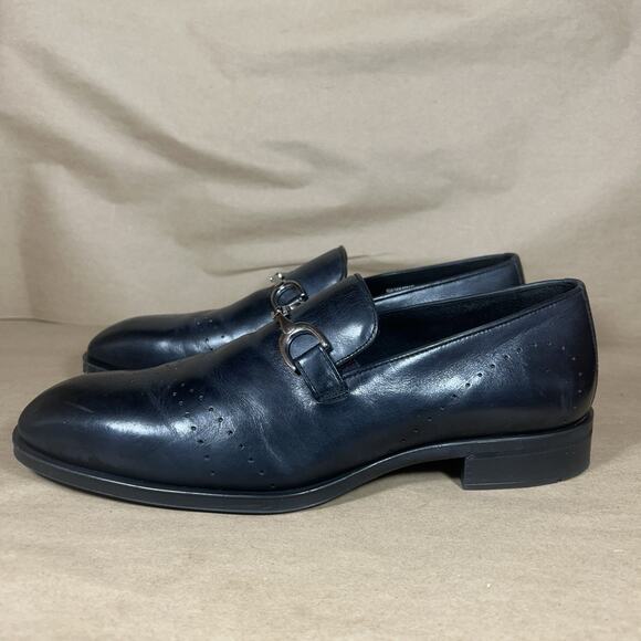 Donald J Pliner Men Size 8.5 Horsebit Loafers \